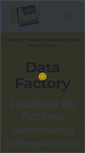 Mobile Screenshot of datafactory.fr